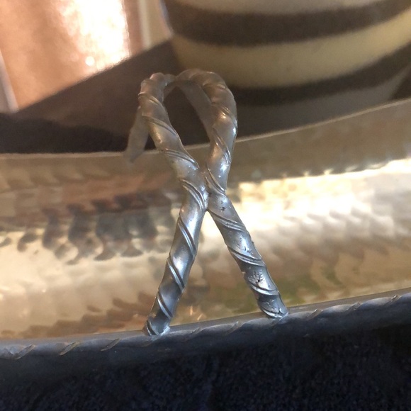 🎈Host Pick🎈 Vintage Italian Pewter - Breadstick Holder - Picture 4 of 6